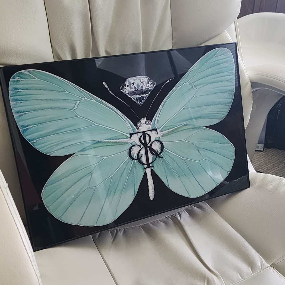 Tiffany & Co. 11"×17" Framed Wall Art